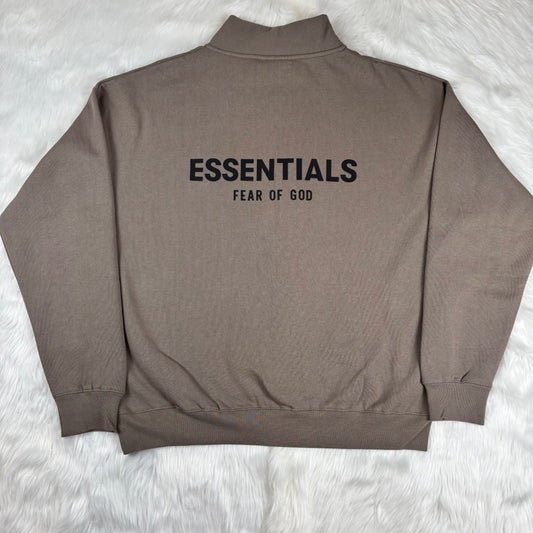 Taupe Essentials Quarter Zip Oversized 🔥 (limited)