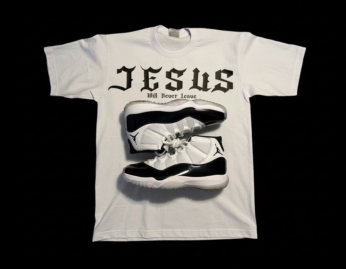 Jesus Will Never Leave You TEE