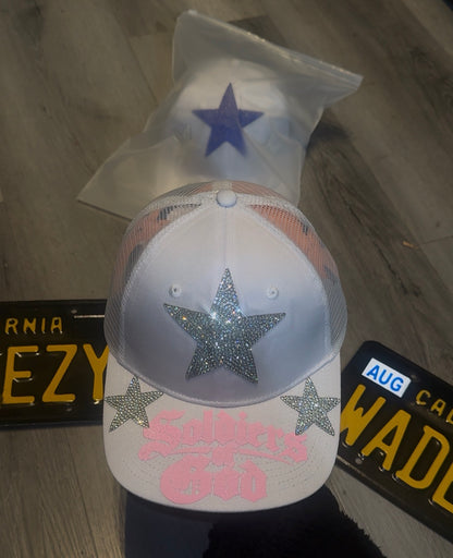 SOLDIERS OF GOD HAT (PINK)
