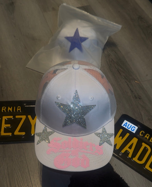 SOLDIERS OF GOD HAT (PINK)