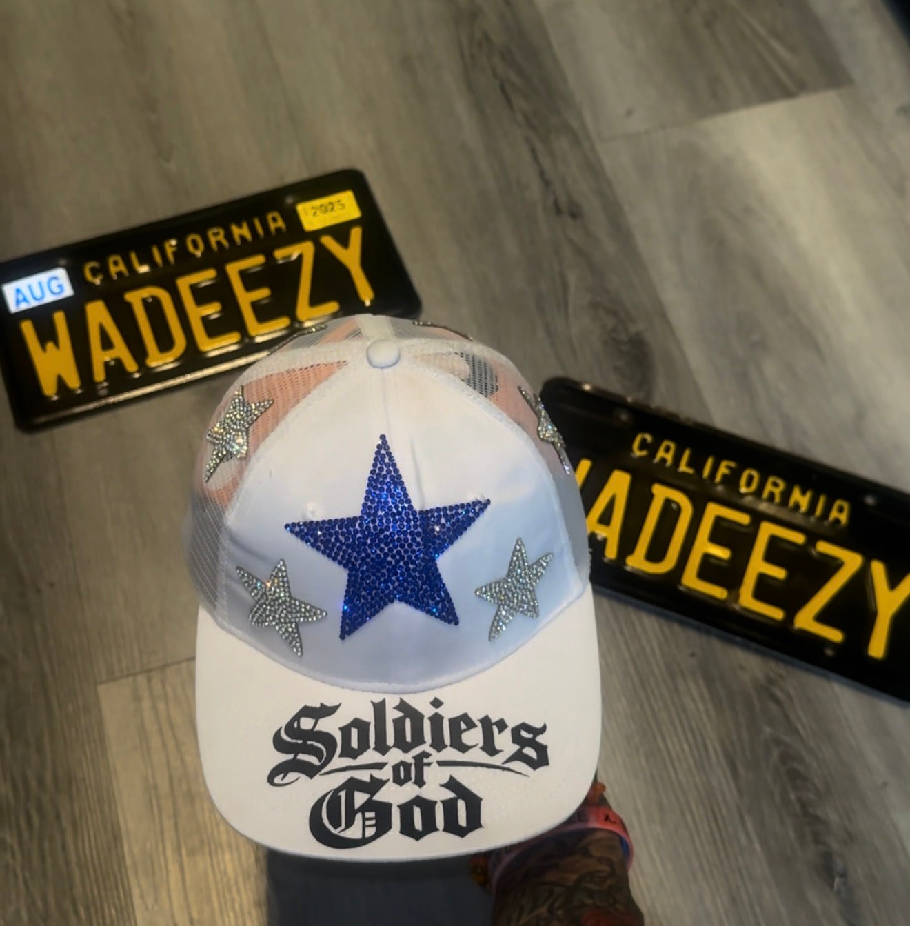 SOLDIERS OF GOD HAT (BLUE)