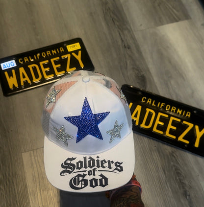 SOLDIERS OF GOD HAT (BLUE)