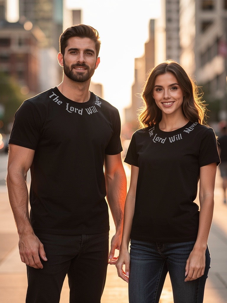 (The Lord Will Never Leave You  REFLECTIVE T-SHIRTS