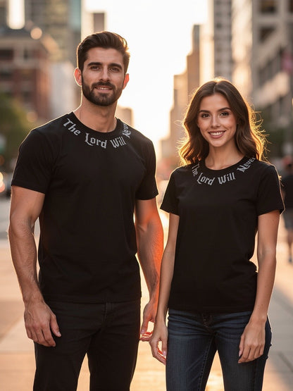 (The Lord Will Never Leave You  REFLECTIVE T-SHIRTS