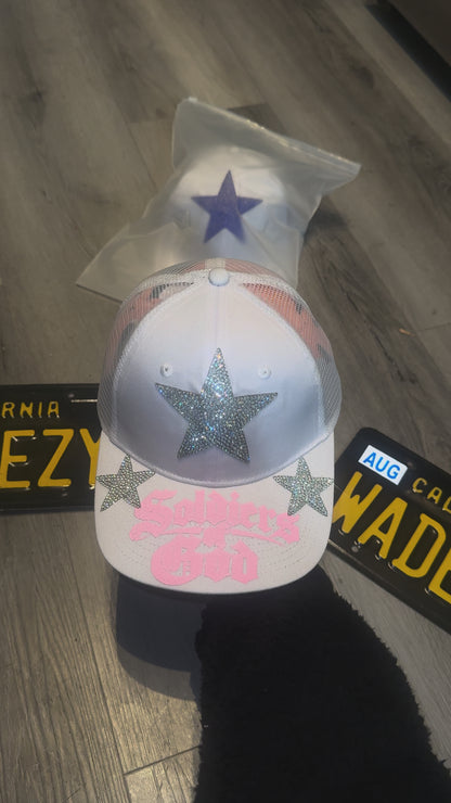 SOLDIERS OF GOD HAT (PINK)