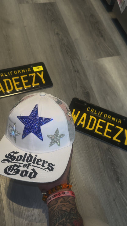 SOLDIERS OF GOD HAT (BLUE)