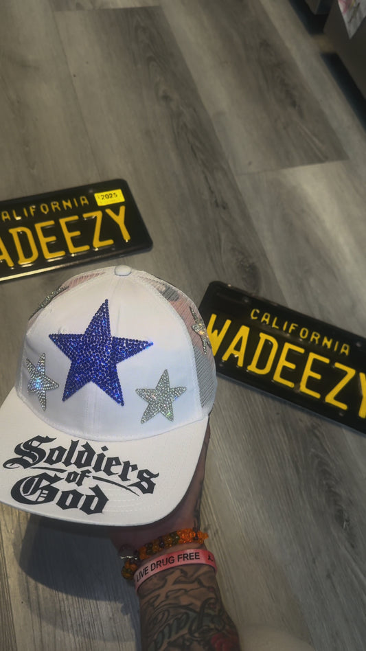 SOLDIERS OF GOD HAT (BLUE)